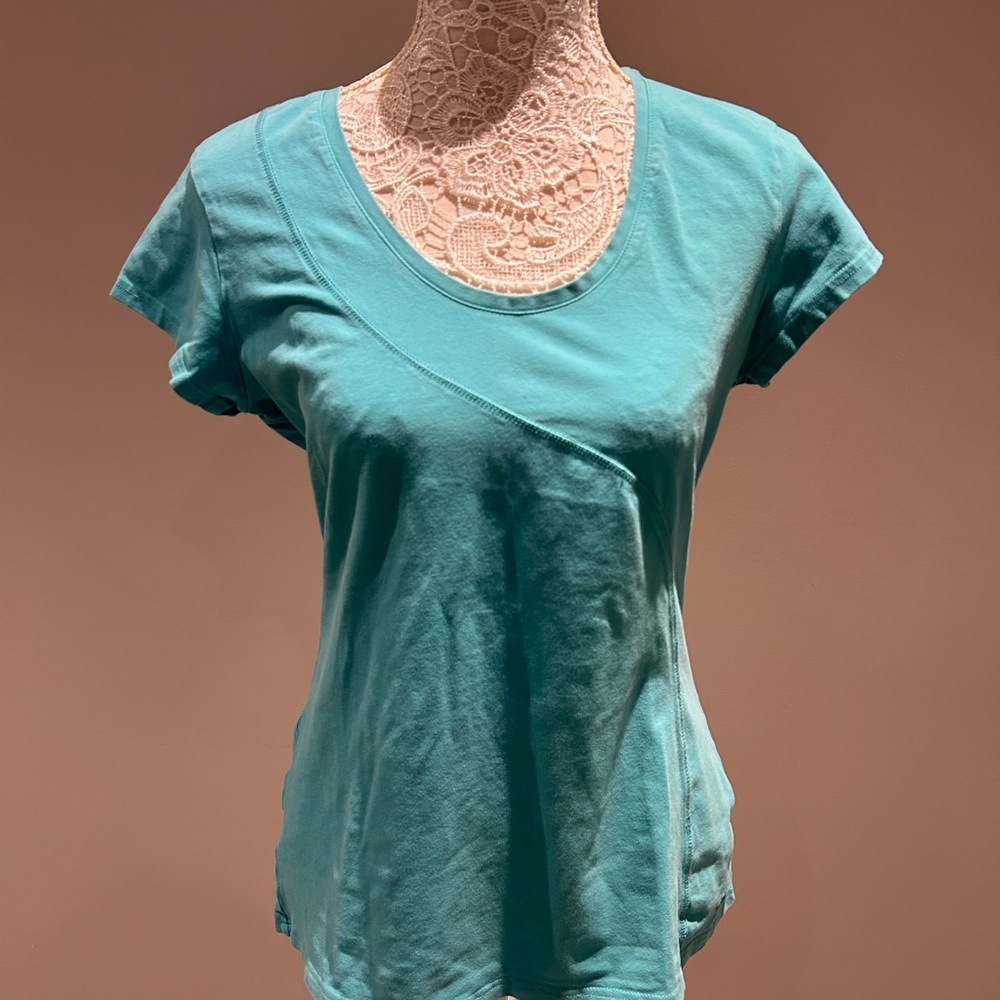 Women's Teal Short Sleeve Top